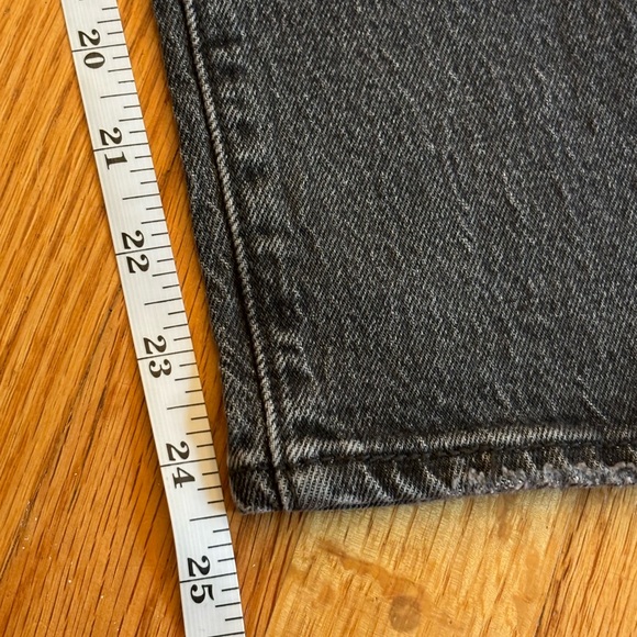 LEVI’S WEDGIE STRAIGHT JEANS | SIZE 27 | BLACK - Straight Leg Ankle Cropped - Picture 13 of 14